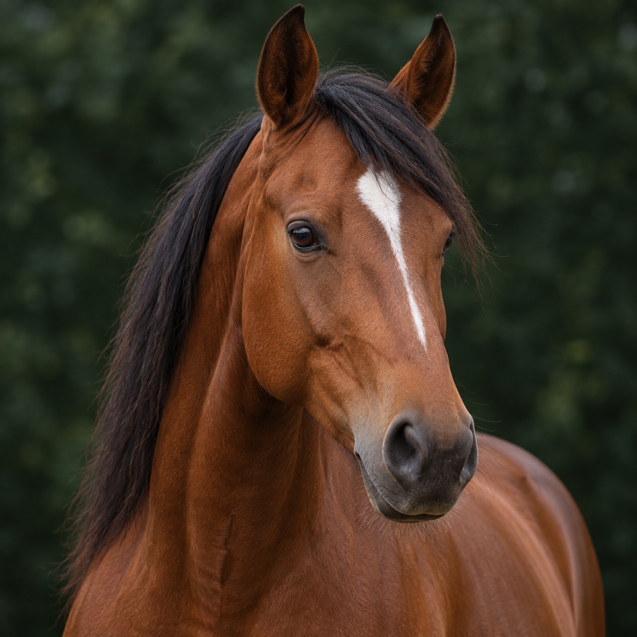 Original synthetic horse photograph